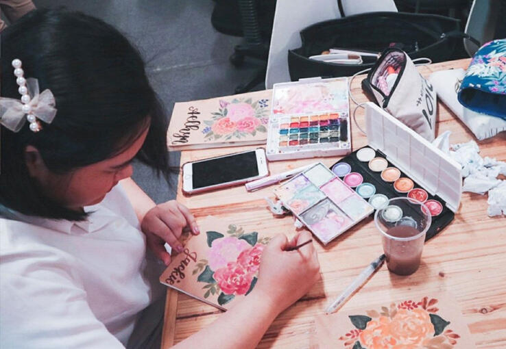 Calligraphy, Watercolor and Bible Journaling